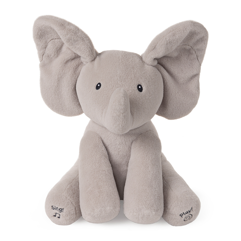 Gund Flappy the Elephant  Animated Plush Toy 12"| 0 month+ | Peek-a-boo Plush Toy | Baby Soft Toy | Stuffed Toy